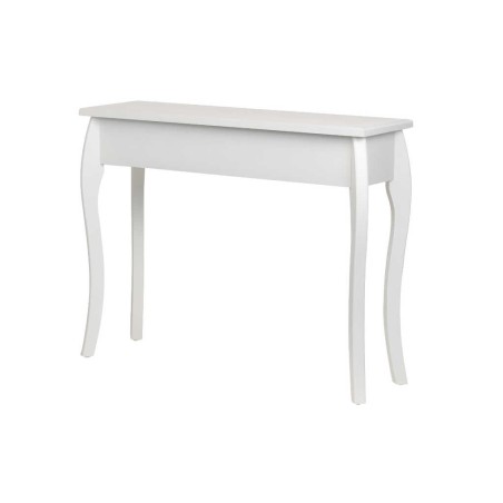 consola blanca beige plata tallada 100x30x80 cm