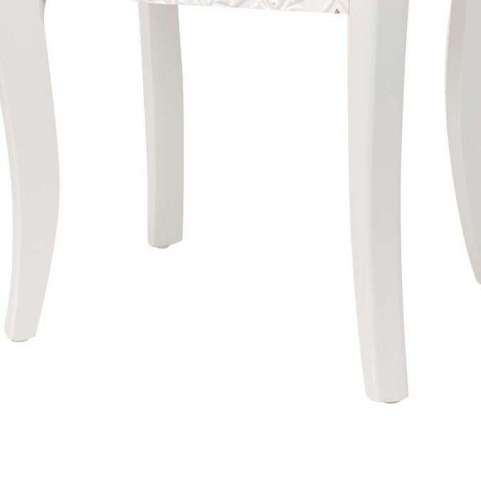 mesita madera tallada blanco-natural 45x35x70 cm