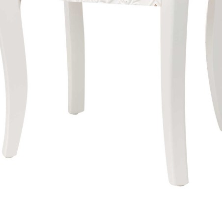 mesita madera tallada blanco-natural 45x35x70 cm