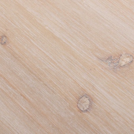 comoda madera tallada blanca-natural 100x40x90 cm