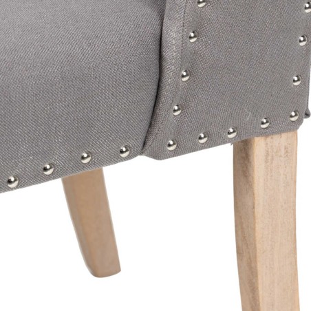 silla lino capitone con tirador 53x53x102 cm