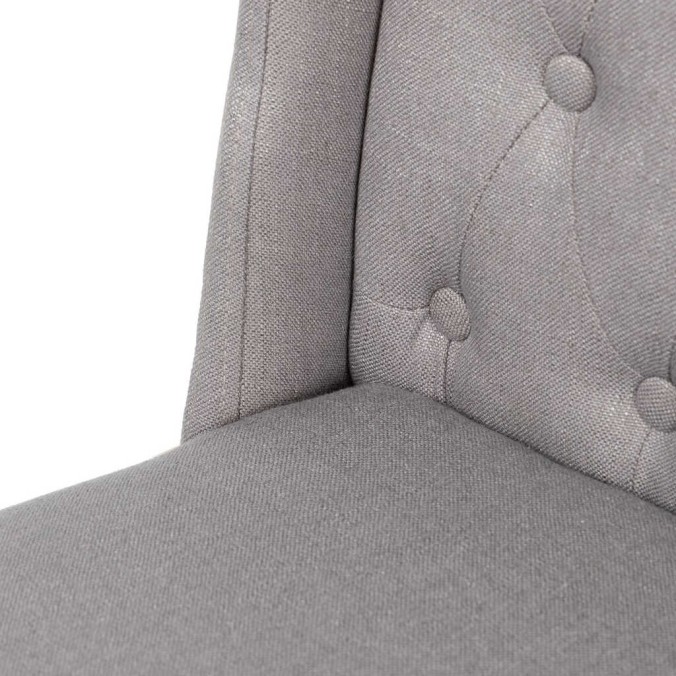 silla lino capitone con tirador 53x53x102 cm