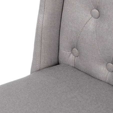 silla lino capitone con tirador 53x53x102 cm