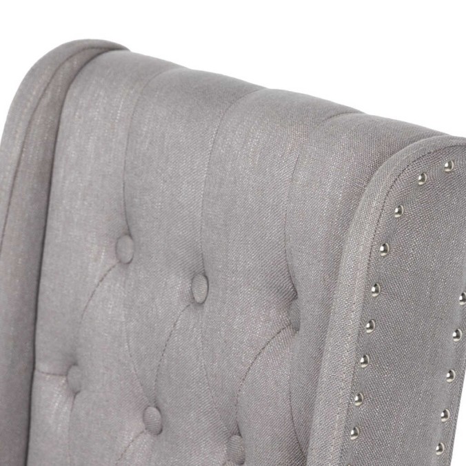 silla lino capitone con tirador 53x53x102 cm