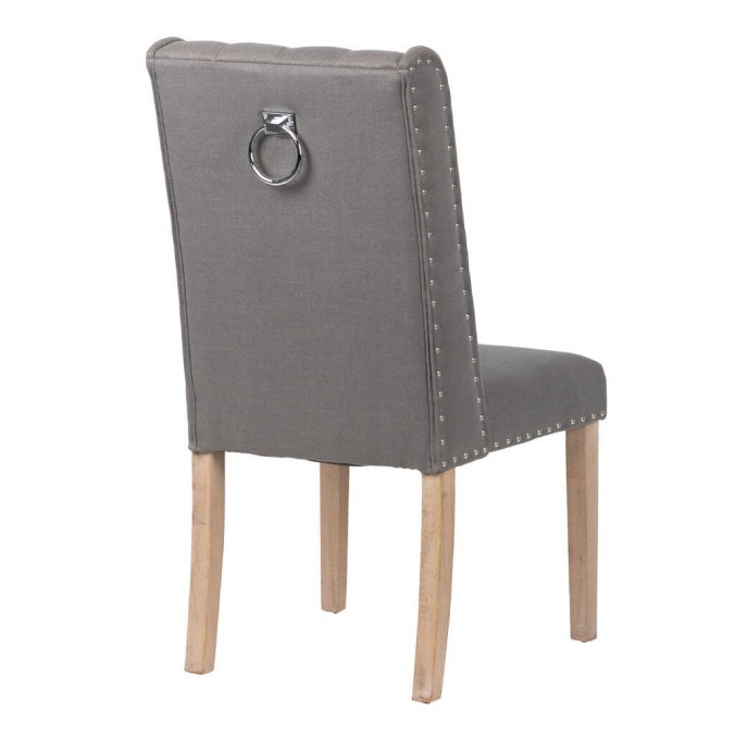 silla lino capitone con tirador 53x53x102 cm