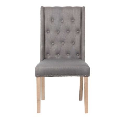 silla lino capitone con tirador 53x53x102 cm