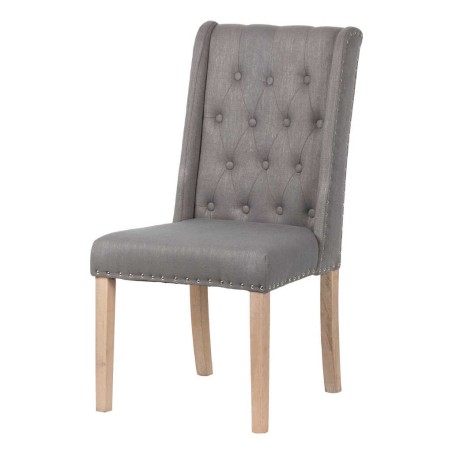 silla lino capitone con tirador 53x53x102 cm