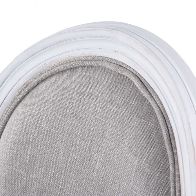 silla lino gris madera roble blanco 48x46x96 cm