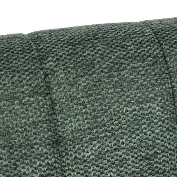 silla metal chenilla verde 50x56x87 cm