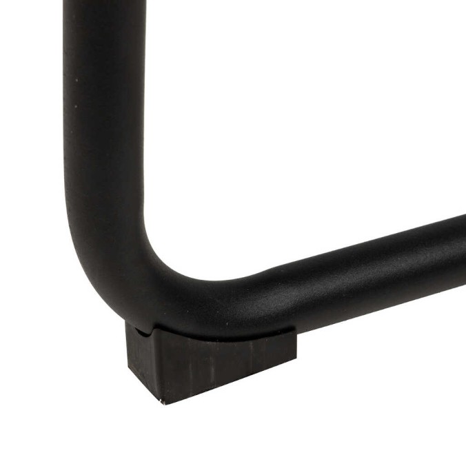 silla metal chenilla mostaza 50x56x87 cm