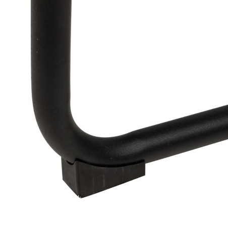 silla metal chenilla mostaza 50x56x87 cm