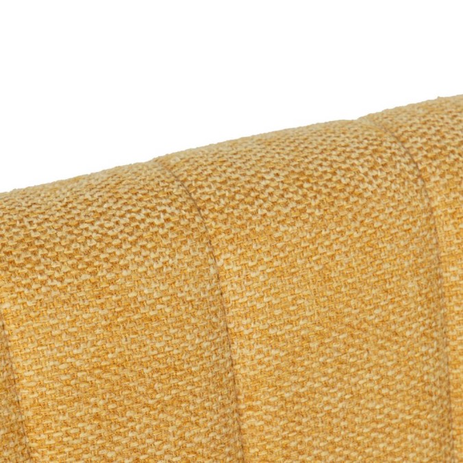 silla metal chenilla mostaza 50x56x87 cm