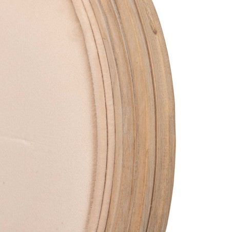 silla velvet beige patas madera 48x46x96 cm