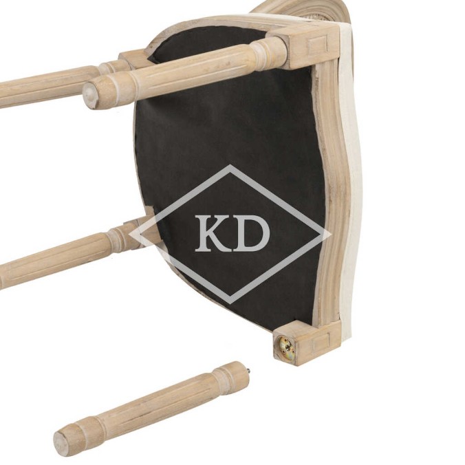 silla velvet azul patas madera 48x46x96 cm