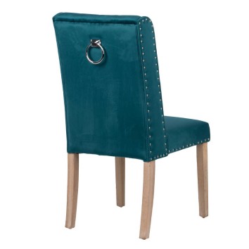 silla velvet capitone con tirador 53x53x102 cm 2