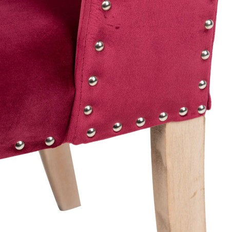 silla velvet capitone con tirador 53x53x102 cm