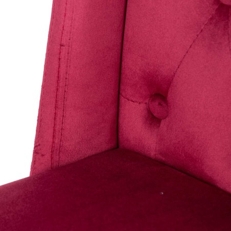 silla velvet capitone con tirador 53x53x102 cm
