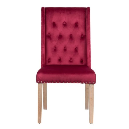 silla velvet capitone con tirador 53x53x102 cm