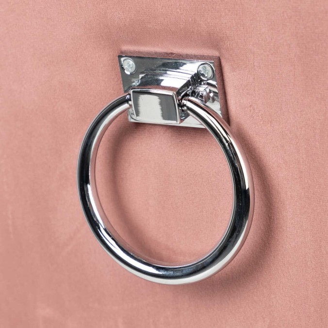 silla velvet capitone con tirador 53x53x102 cm