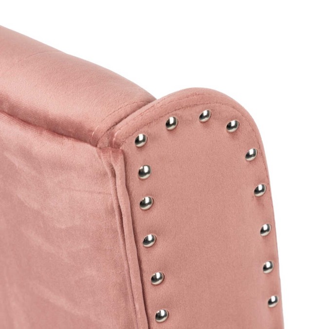 silla velvet capitone con tirador 53x53x102 cm