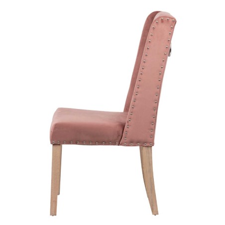 silla velvet capitone con tirador 53x53x102 cm