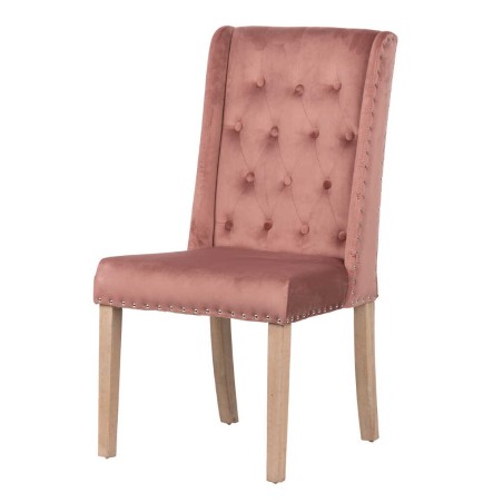 silla velvet capitone con tirador 53x53x102 cm