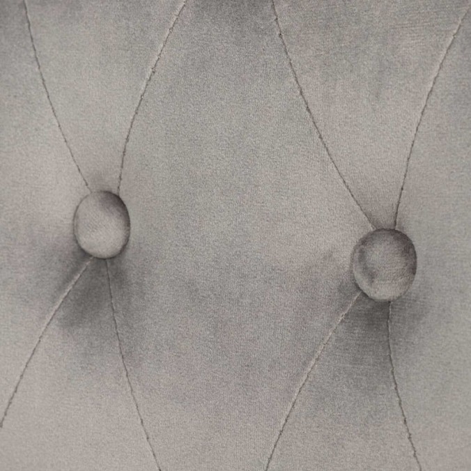 silla velvet capitone con tirador 53x53x102 cm