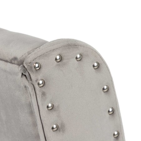 silla velvet capitone con tirador 53x53x102 cm