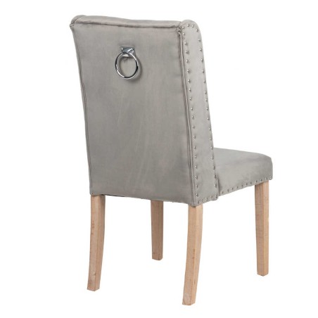 silla velvet capitone con tirador 53x53x102 cm