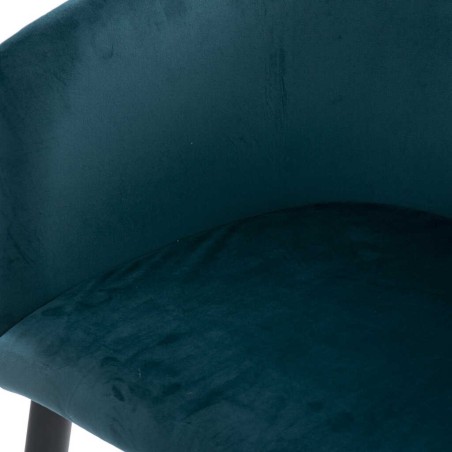 silla velvet azul enves diamante gris 55x57x76 cm