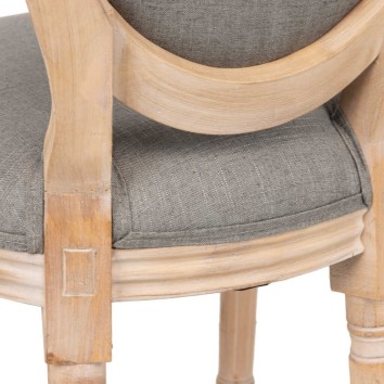 silla madera lino topo patas madera 50x47x95 cm 2