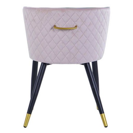 silla velvet rosa-verde c/ tirador 55x57x76 cm