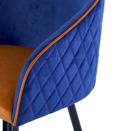 taburete bar velvet con tirador 52x50x99 cm