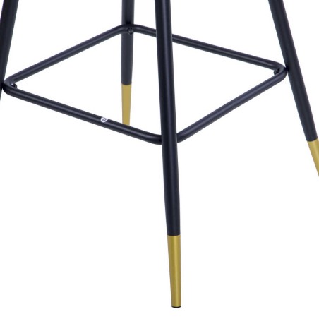 taburete bar velvet con tirador 52x50x99 cm