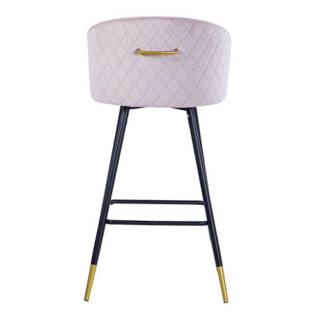 taburete bar velvet con tirador 52x50x99 cm