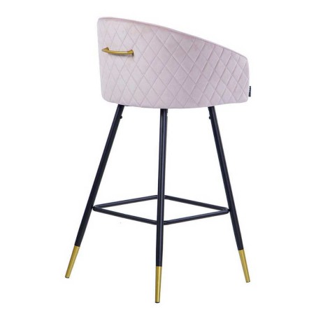 taburete bar velvet con tirador 52x50x99 cm