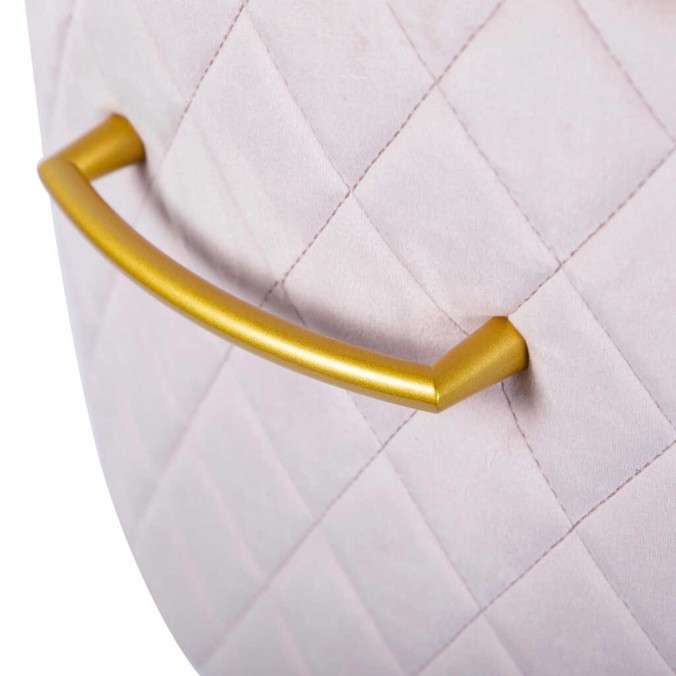 taburete bar velvet con tirador 52x50x99 cm