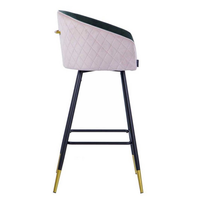taburete bar velvet con tirador 52x50x99 cm