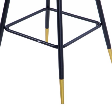 taburete bar velvet con tirador 52x50x99 cm