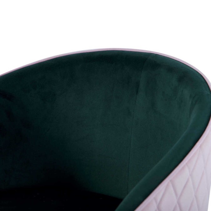 taburete bar velvet con tirador 52x50x99 cm