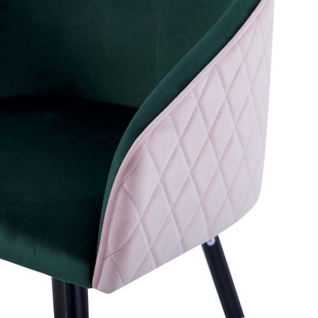 taburete bar velvet con tirador 52x50x99 cm