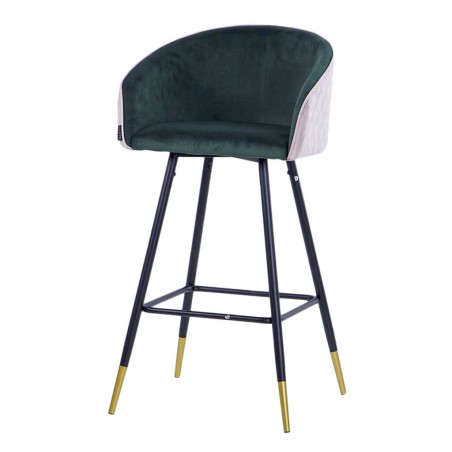 taburete bar velvet con tirador 52x50x99 cm