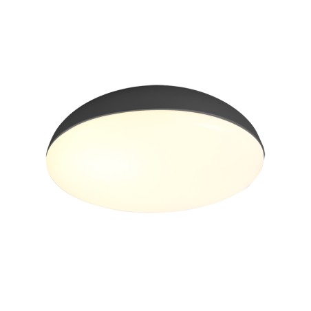 Plafón 4 Luces serie KAZZ Negro - 38x13.5h