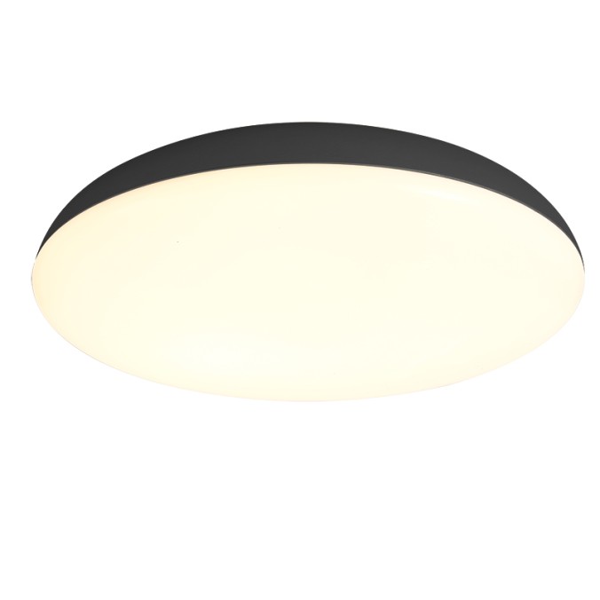 Plafón 6 Luces serie KAZZ Negro - 50x13.8h