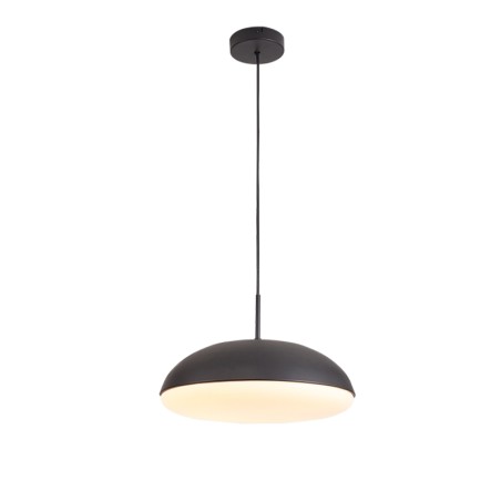 Colgante 4 Luces serie KAZZ Negro - 38x15-165h