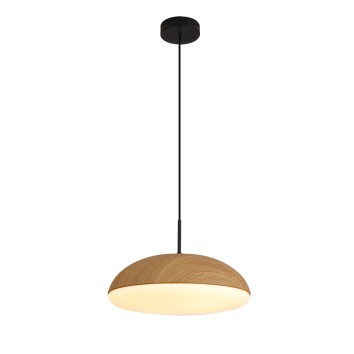Colgante 4 Luces serie KAZZ Madera - 38x15-165h