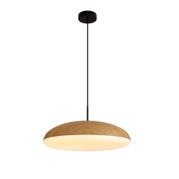 Colgante 6 Luces serie KAZZ Madera - 50x15-165h