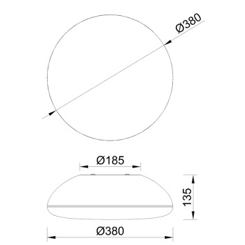 Plafón 4 Luces serie KAZZ Oro - 38x13.5h 2