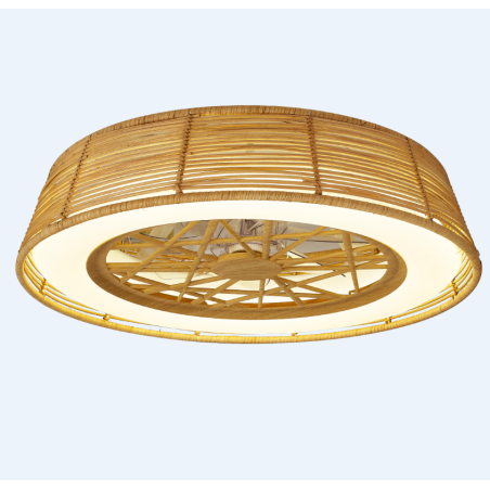 Plafón LED 70W Ventilador 35W serie INDONESIA Rota - 63x20h