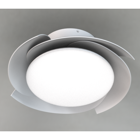 Plafón LED 50W Ventilador XXW serie ALOHA Blanco - 52x21h